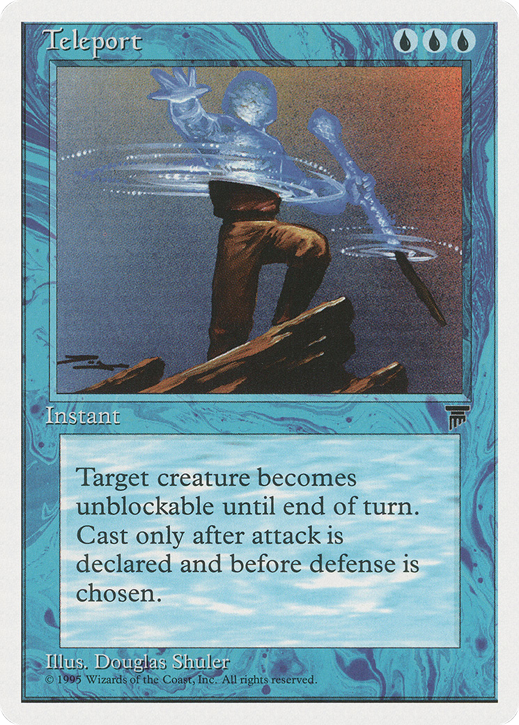 Teleport (CHR-026) - Chronicles - Premium MTG Single from Wizards of the Coast - Just $0.08! Shop now at Game Crave Tournament Store