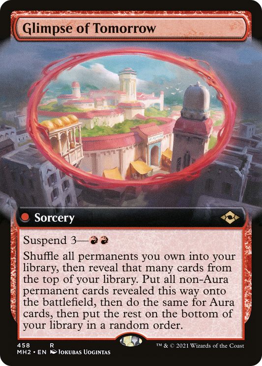 Glimpse of Tomorrow (MH2-458) - Modern Horizons 2: (Extended Art) - Premium MTG Single from Wizards of the Coast - Just $0.08! Shop now at Game Crave Tournament Store