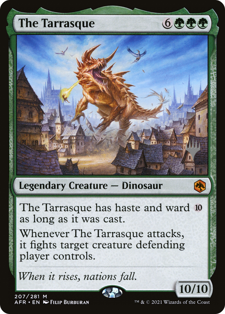 The Tarrasque (PAFR-207P) - Adventures in the Forgotten Realms Promos - Premium MTG Single from Wizards of the Coast - Just $1.24! Shop now at Game Crave Tournament Store