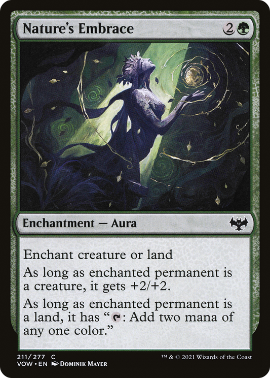 Nature's Embrace (VOW-211) - Innistrad: Crimson Vow - Premium MTG Single from Wizards of the Coast - Just $0.25! Shop now at Game Crave Tournament Store