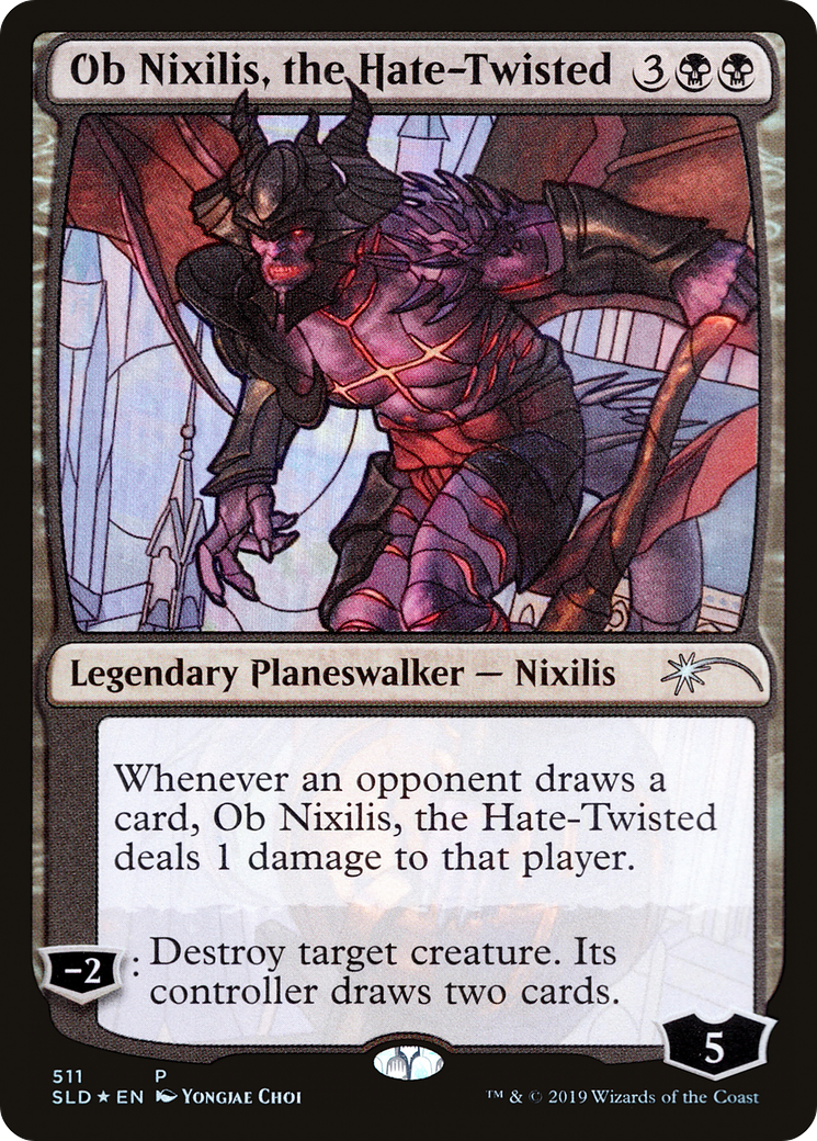 Ob Nixilis, the Hate-Twisted (SLD-511) - Secret Lair Drop Foil - Premium MTG Single from Wizards of the Coast - Just $0.83! Shop now at Game Crave Tournament Store