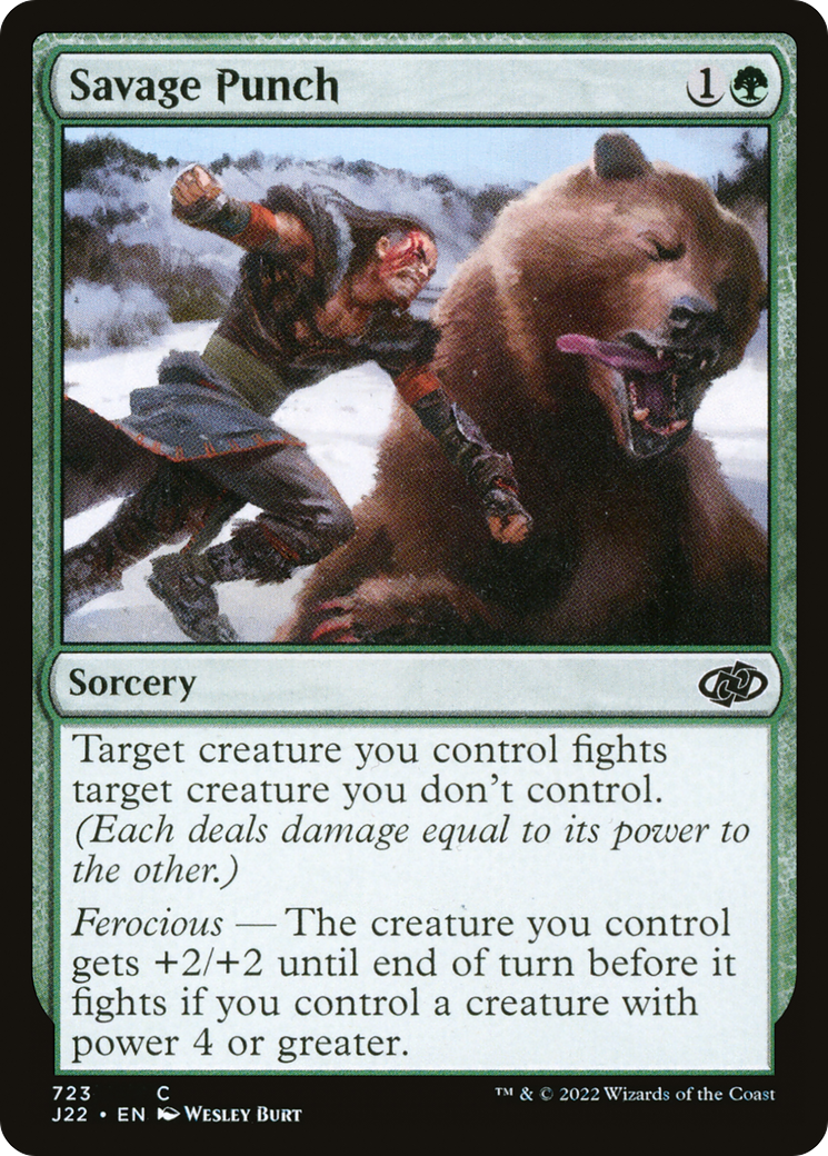 Savage Punch (J22-723) - Jumpstart 2022 - Premium MTG Single from Wizards of the Coast - Just $0.08! Shop now at Game Crave Tournament Store
