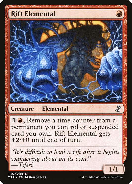 Rift Elemental (TSR-185) - Time Spiral Remastered Foil - Premium MTG Single from Wizards of the Coast - Just $0.08! Shop now at Game Crave Tournament Store
