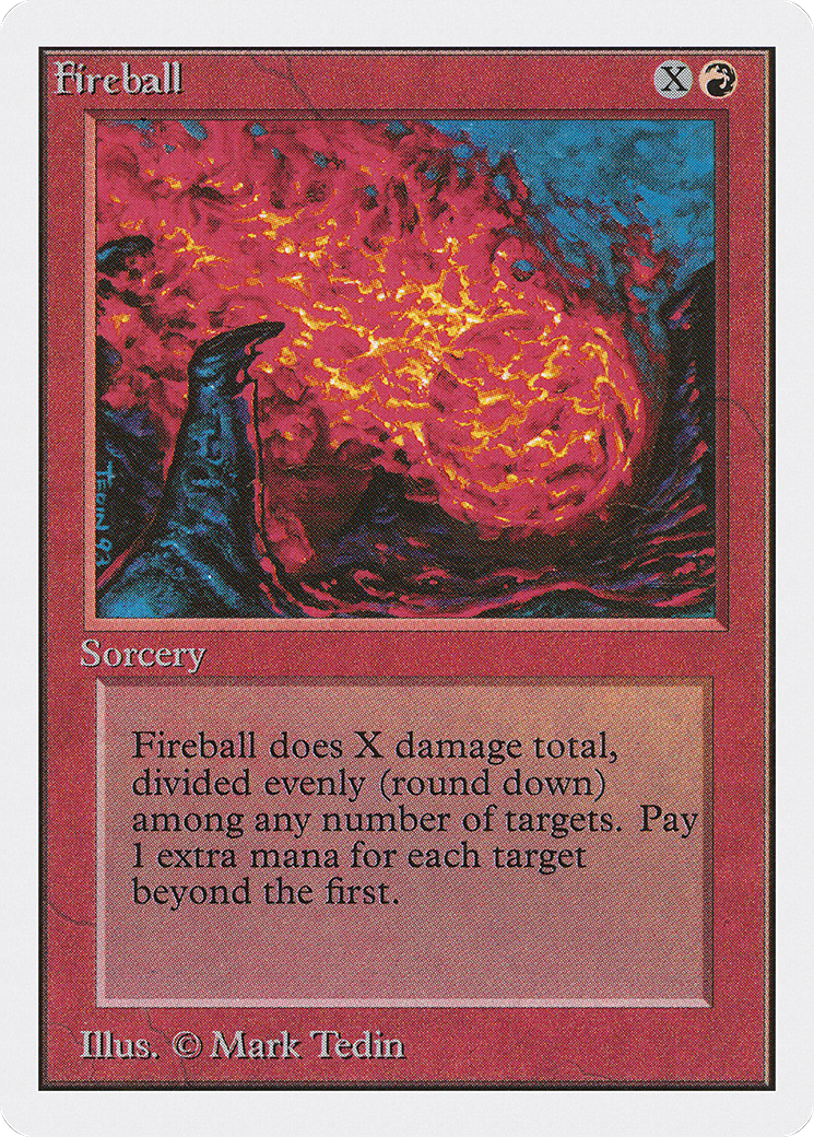 Fireball (2ED-150) - Unlimited Edition - Premium MTG Single from Wizards of the Coast - Just $0.68! Shop now at Game Crave Tournament Store