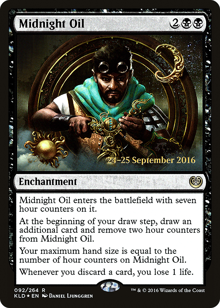 Midnight Oil (PKLD-92S) - Kaladesh Promos Foil - Premium MTG Single from Wizards of the Coast - Just $0.12! Shop now at Game Crave Tournament Store