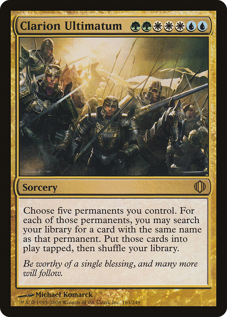 Clarion Ultimatum (ALA-163) - Shards of Alara Foil - Premium MTG Single from Wizards of the Coast - Just $0.14! Shop now at Game Crave Tournament Store