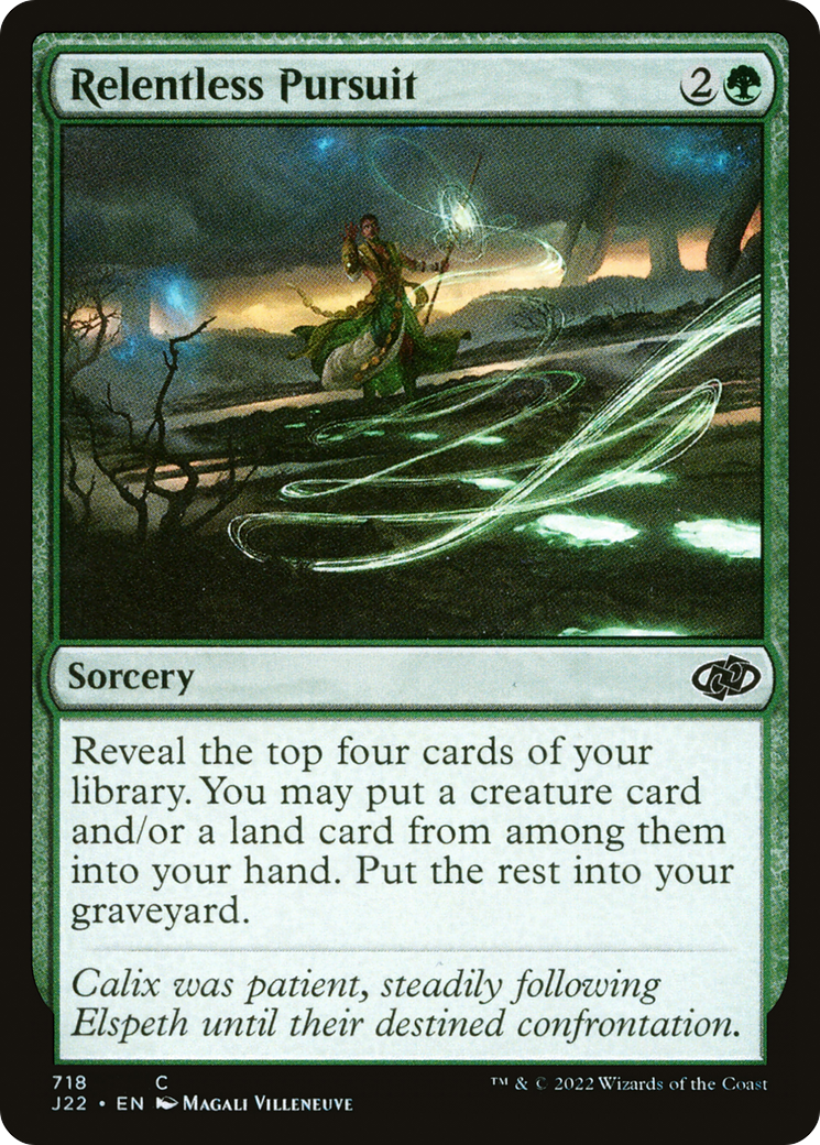 Relentless Pursuit (J22-718) - Jumpstart 2022 - Premium MTG Single from Wizards of the Coast - Just $0.08! Shop now at Game Crave Tournament Store