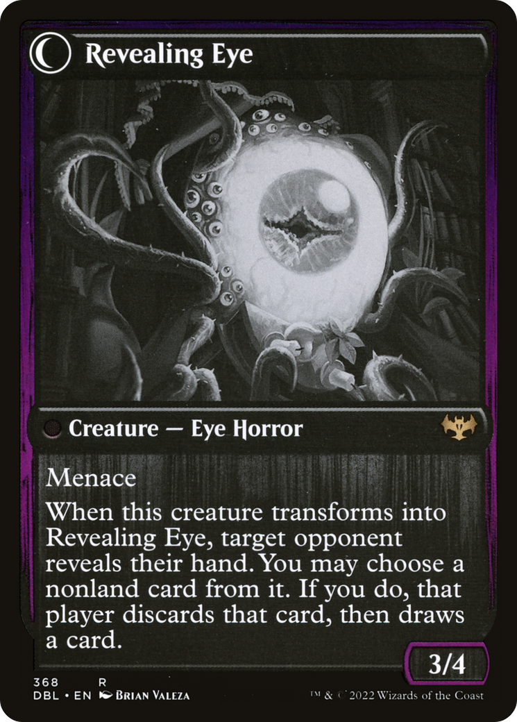 Concealing Curtains // Revealing Eye (DBL-368) - Innistrad: Double Feature: (Double Faced Transform) Foil - Premium MTG Single from Wizards of the Coast - Just $0.72! Shop now at Game Crave Tournament Store