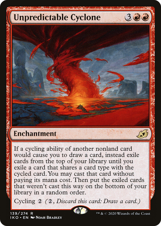 Unpredictable Cyclone (IKO-139) - Ikoria: Lair of Behemoths - Premium MTG Single from Wizards of the Coast - Just $0.08! Shop now at Game Crave Tournament Store