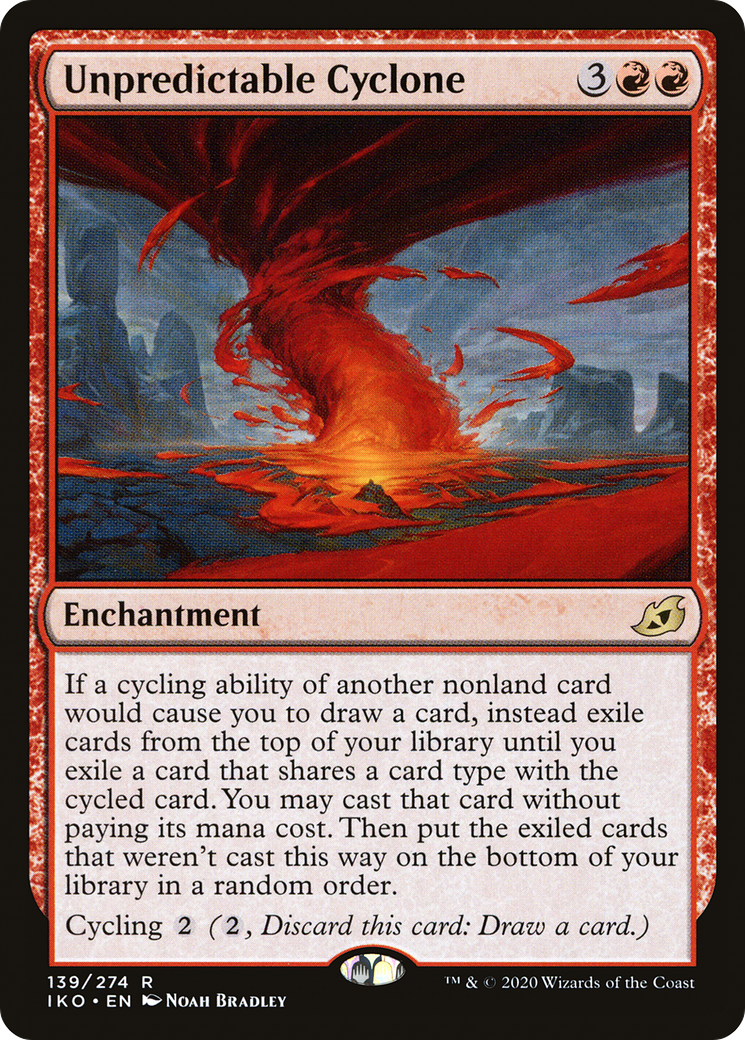 Unpredictable Cyclone (IKO-139) - Ikoria: Lair of Behemoths Foil - Premium MTG Single from Wizards of the Coast - Just $0.08! Shop now at Game Crave Tournament Store