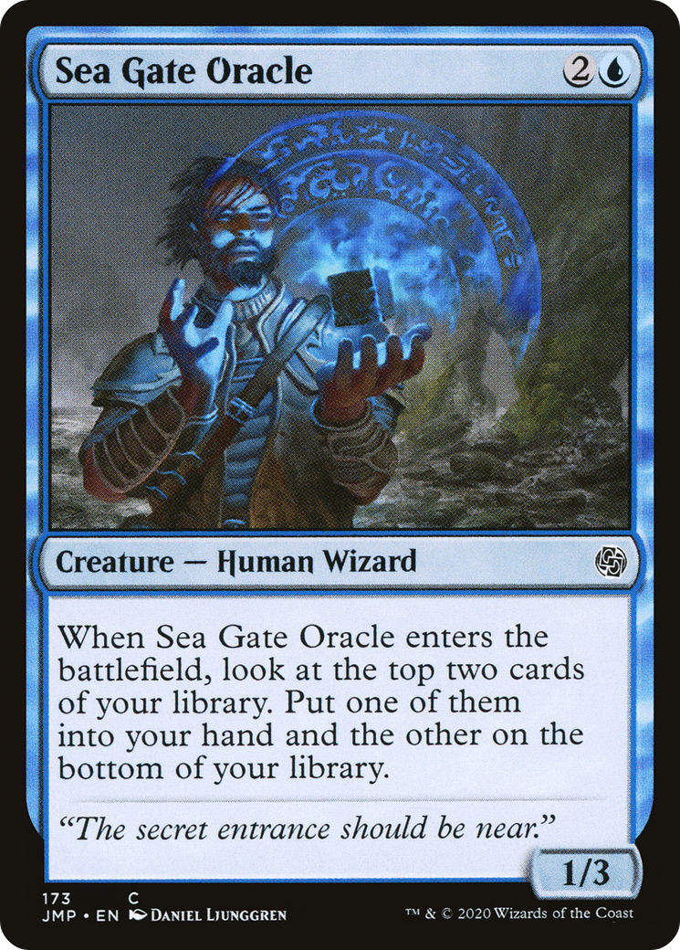 Sea Gate Oracle (JMP-173) - Jumpstart - Premium MTG Single from Wizards of the Coast - Just $0.51! Shop now at Game Crave Tournament Store