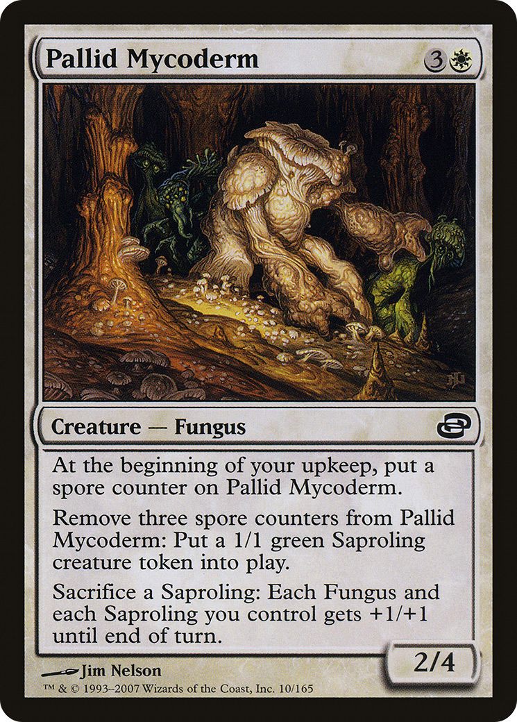 Pallid Mycoderm (PLC-010) - Planar Chaos Foil - Premium MTG Single from Wizards of the Coast - Just $0.55! Shop now at Game Crave Tournament Store