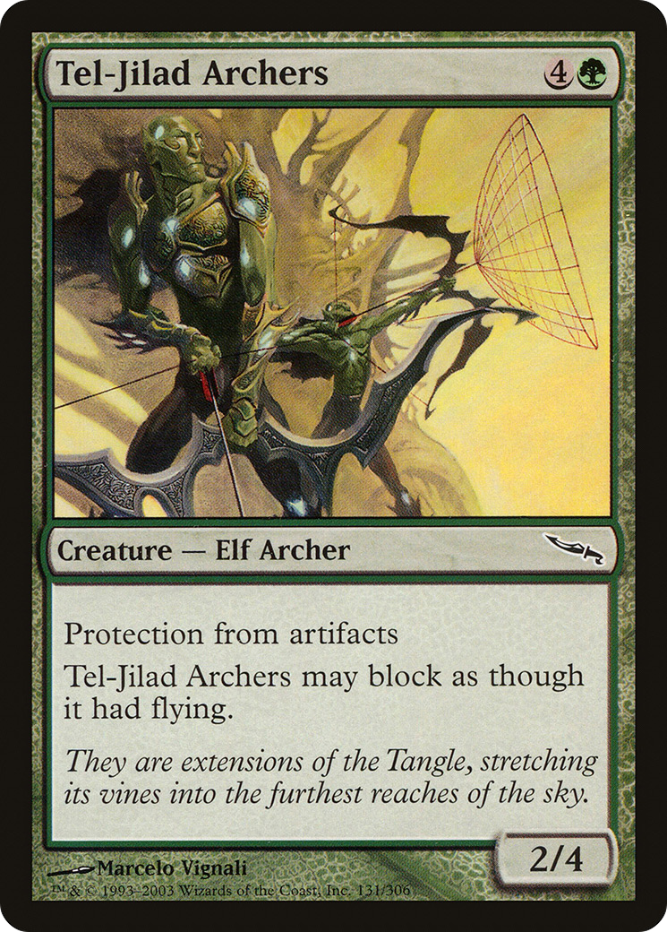 Tel-Jilad Archers (MRD-131) - Mirrodin - Premium MTG Single from Wizards of the Coast - Just $0.25! Shop now at Game Crave Tournament Store