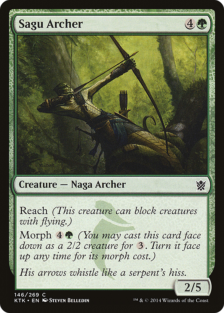 Sagu Archer (KTK-146) - Khans of Tarkir Foil - Premium MTG Single from Wizards of the Coast - Just $0.08! Shop now at Game Crave Tournament Store