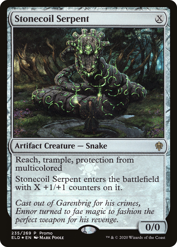 Stonecoil Serpent (PRES-235) - Resale Promos Foil - Premium MTG Single from Wizards of the Coast - Just $0.50! Shop now at Game Crave Tournament Store