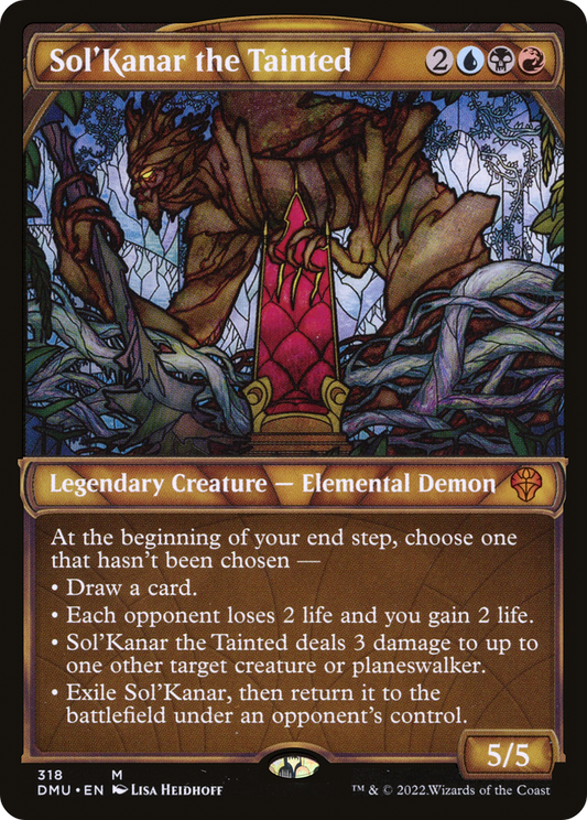 Sol'Kanar the Tainted (DMU-318) - Dominaria United: (Showcase) - Premium MTG Single from Wizards of the Coast - Just $0.08! Shop now at Game Crave Tournament Store