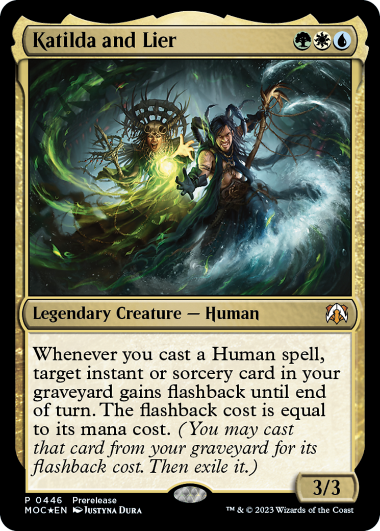 Katilda and Lier (MOC-446) - March of the Machine Commander - Premium MTG Single from Wizards of the Coast - Just $0.08! Shop now at Game Crave Tournament Store