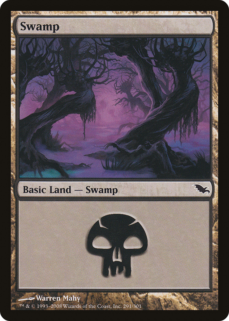 Swamp (SHM-291) - Shadowmoor Foil - Premium MTG Single from Wizards of the Coast - Just $2.66! Shop now at Game Crave Tournament Store
