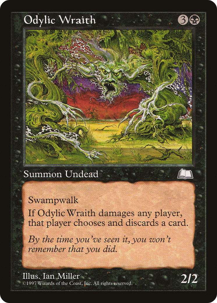 Odylic Wraith (WTH-077) - Weatherlight - Premium MTG Single from Wizards of the Coast - Just $0.09! Shop now at Game Crave Tournament Store