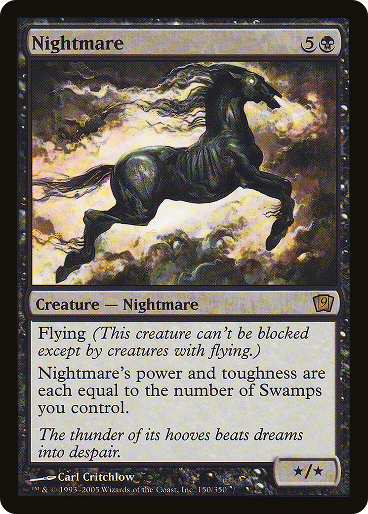 Nightmare (9ED-150★) - Ninth Edition Foil - Premium MTG Single from Wizards of the Coast - Just $0.88! Shop now at Game Crave Tournament Store