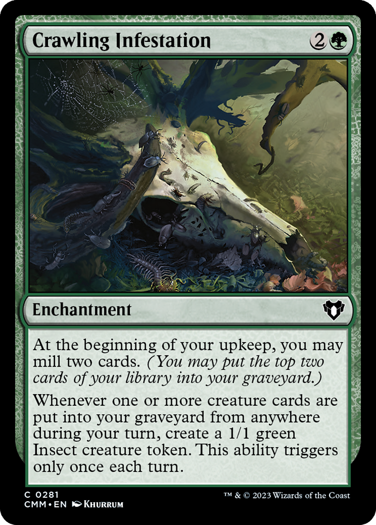 Crawling Infestation (CMM-281) - Commander Masters - Premium MTG Single from Wizards of the Coast - Just $0.08! Shop now at Game Crave Tournament Store