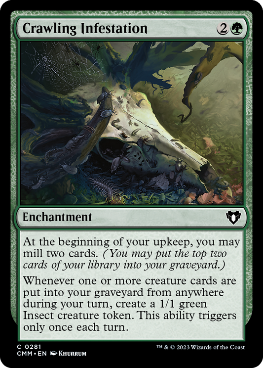 Crawling Infestation (CMM-281) - Commander Masters - Premium MTG Single from Wizards of the Coast - Just $0.08! Shop now at Game Crave Tournament Store