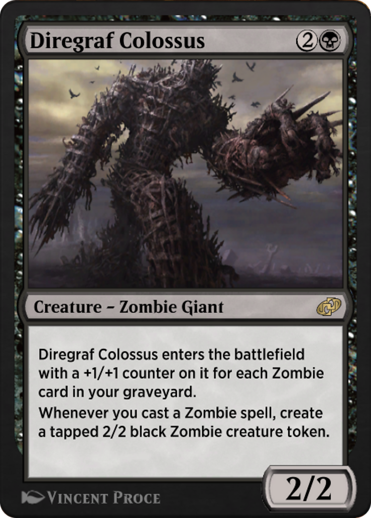 Diregraf Colossus (J21-316) - Jumpstart: Historic Horizons - Premium MTG Single from Wizards of the Coast - Just $0! Shop now at Game Crave Tournament Store