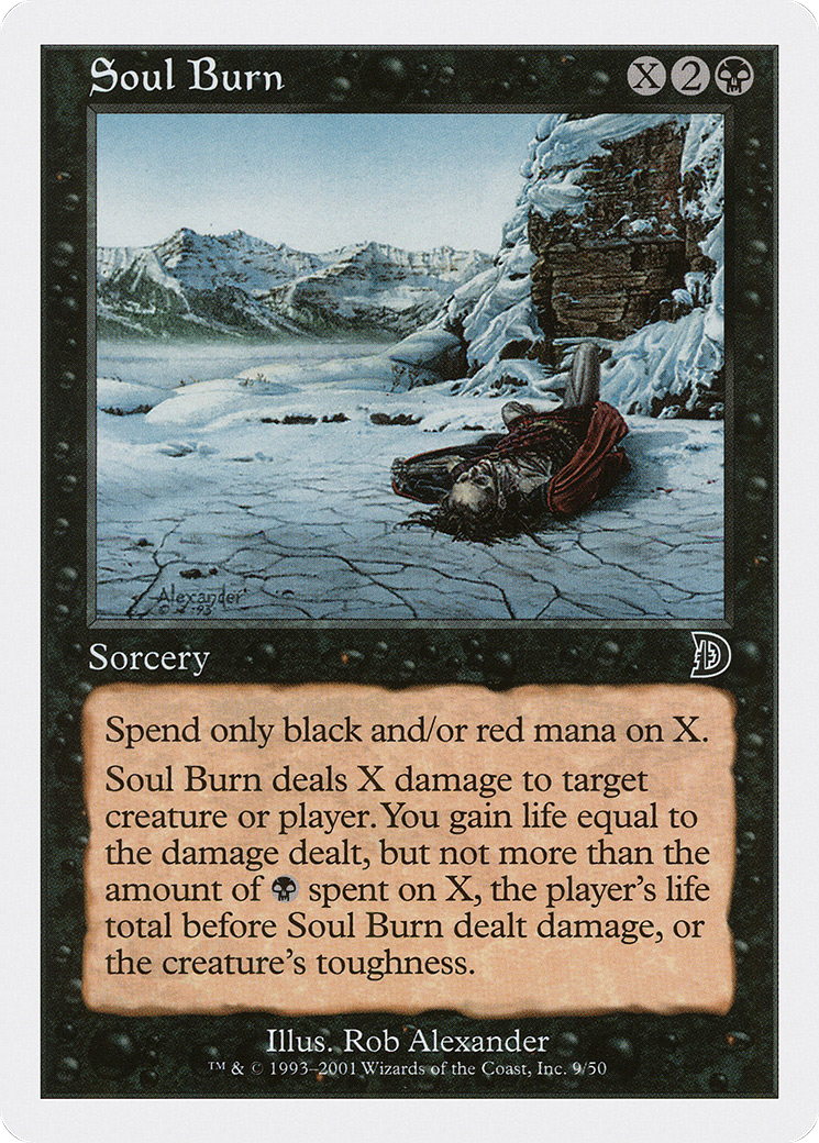 Soul Burn (DKM-009) - Deckmasters - Premium MTG Single from Wizards of the Coast - Just $0.08! Shop now at Game Crave Tournament Store