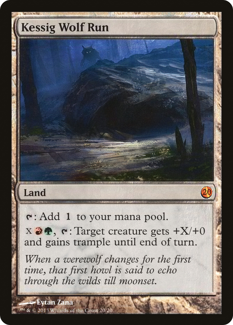 Kessig Wolf Run (V13-020) - From the Vault: Twenty Foil - Premium MTG Single from Wizards of the Coast - Just $0.92! Shop now at Game Crave Tournament Store