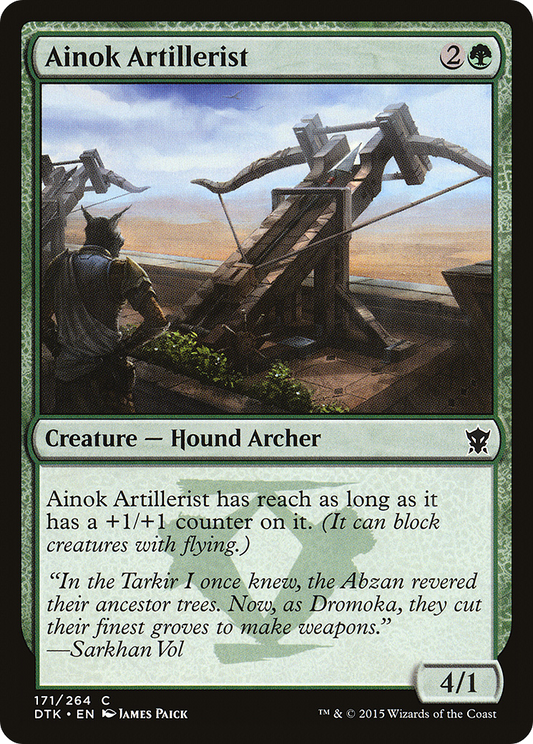 Ainok Artillerist (DTK-171) - Dragons of Tarkir - Premium MTG Single from Wizards of the Coast - Just $0.08! Shop now at Game Crave Tournament Store