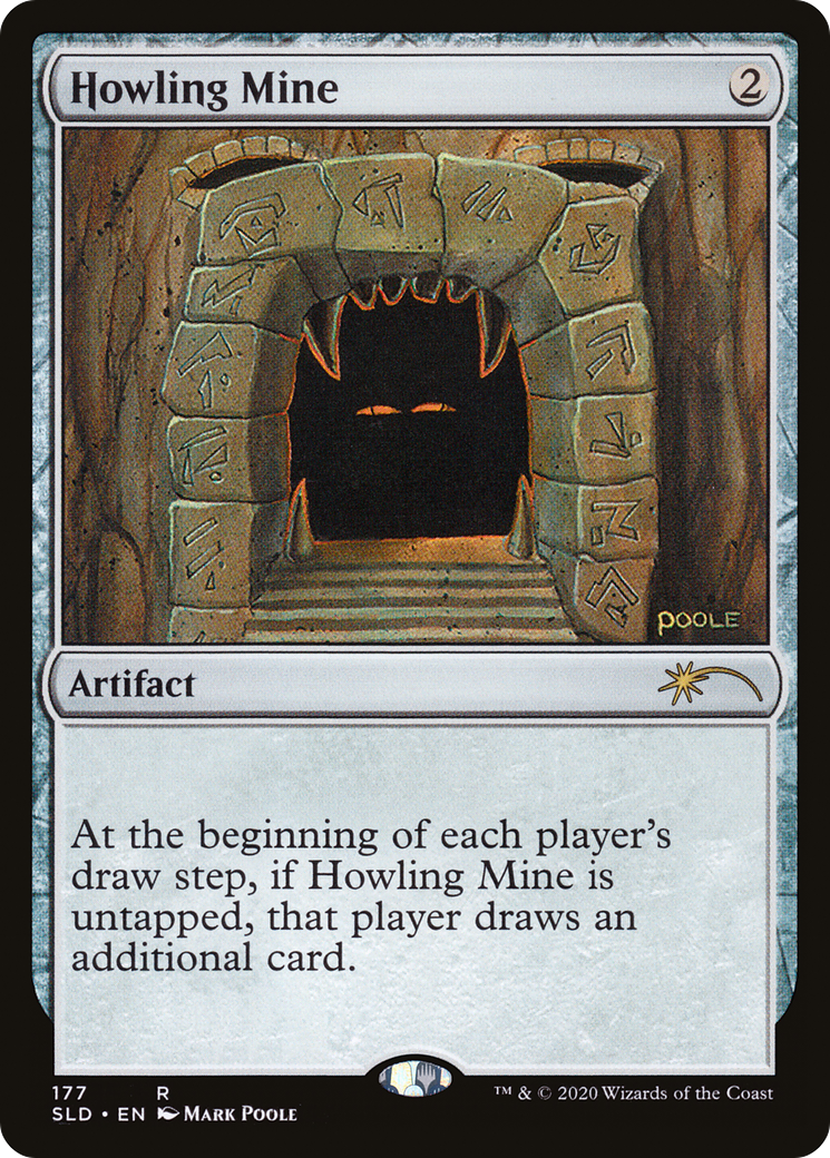 Howling Mine (SLD-177) - Secret Lair Drop - Premium MTG Single from Wizards of the Coast - Just $1.40! Shop now at Game Crave Tournament Store