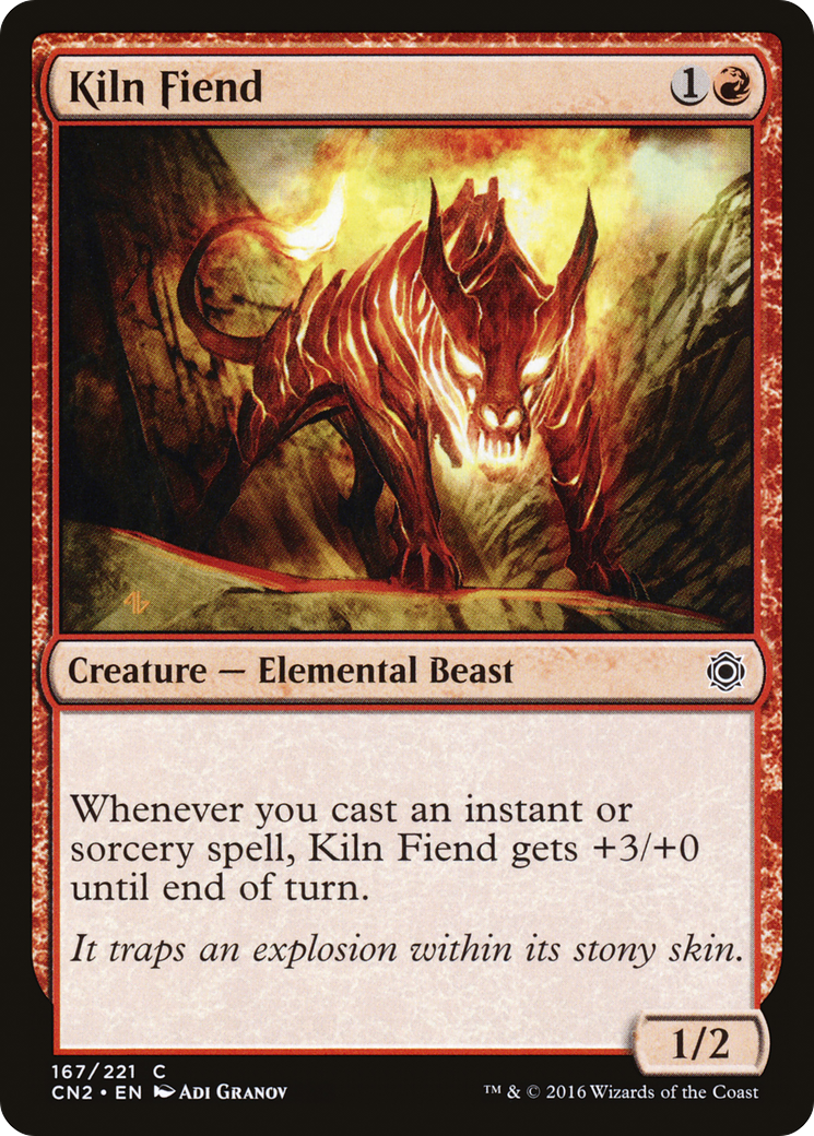 Kiln Fiend (CN2-167) - Conspiracy: Take the Crown - Premium MTG Single from Wizards of the Coast - Just $0.25! Shop now at Game Crave Tournament Store