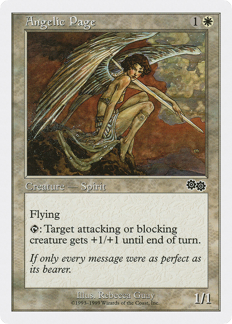 Angelic Page (BRB-004) - Battle Royale Box Set - Premium MTG Single from Wizards of the Coast - Just $0.26! Shop now at Game Crave Tournament Store