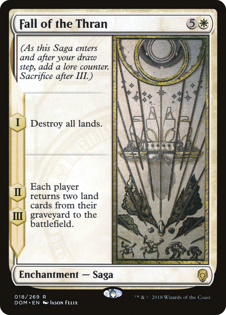 Fall of the Thran (DOM-018) - Dominaria - Premium MTG Single from Wizards of the Coast - Just $0.25! Shop now at Game Crave Tournament Store
