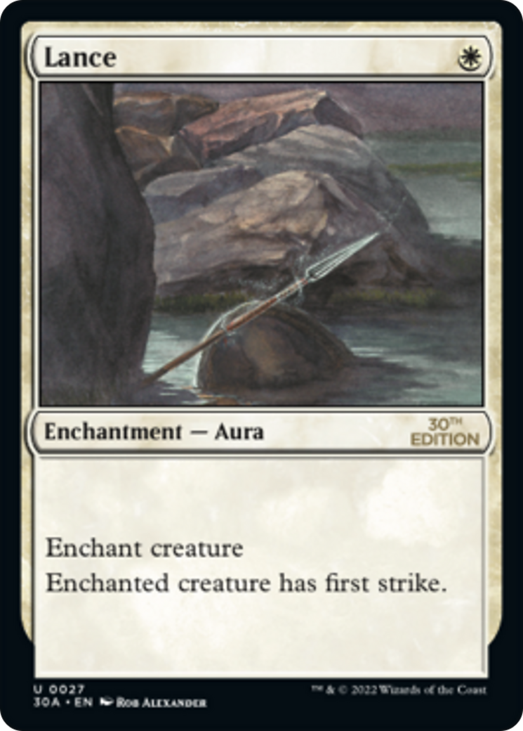 Lance (30A-027) - 30th Anniversary Edition - Premium MTG Single from Wizards of the Coast - Just $0.22! Shop now at Game Crave Tournament Store