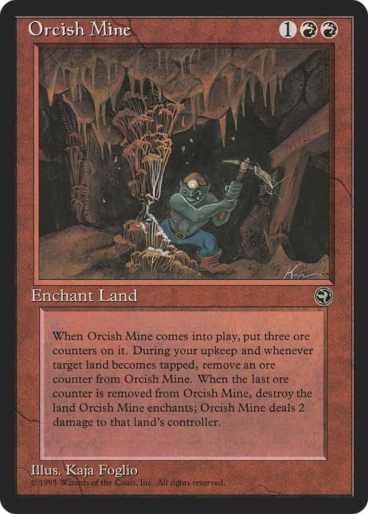 Orcish Mine (HML-078) - Homelands - Premium MTG Single from Wizards of the Coast - Just $0.25! Shop now at Game Crave Tournament Store