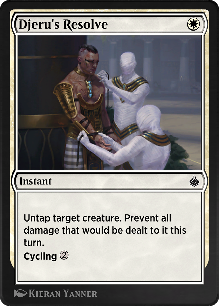 Djeru's Resolve (AKR-015) - Amonkhet Remastered - Premium MTG Single from Wizards of the Coast - Just $0! Shop now at Game Crave Tournament Store