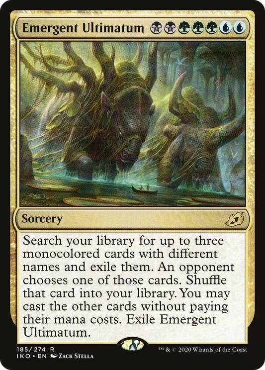 Emergent Ultimatum (IKO-185) - Ikoria: Lair of Behemoths - Premium MTG Single from Wizards of the Coast - Just $0.34! Shop now at Game Crave Tournament Store