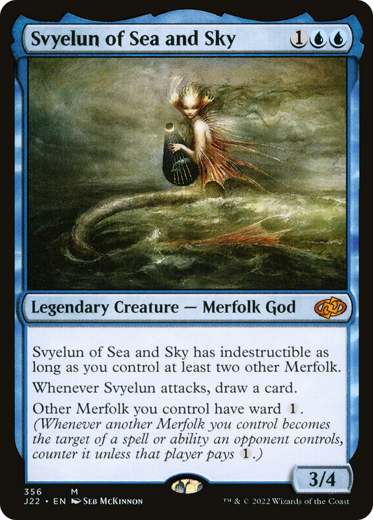 Svyelun of Sea and Sky (J22-356) - Jumpstart 2022 - Premium MTG Single from Wizards of the Coast - Just $0.11! Shop now at Game Crave Tournament Store