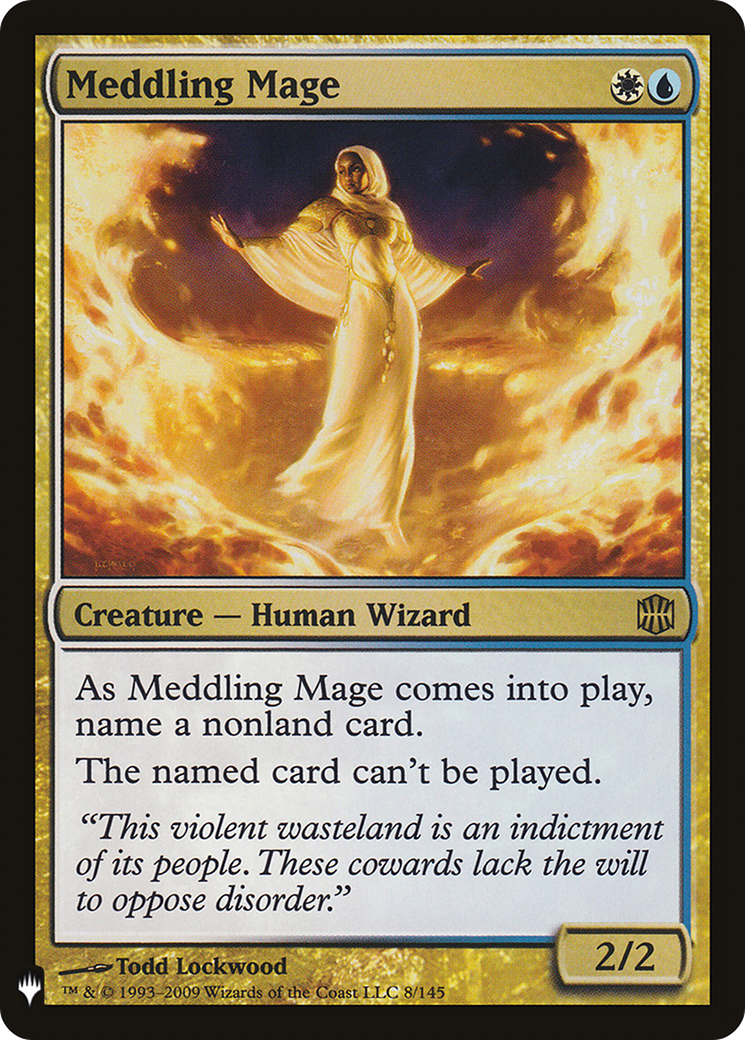 Meddling Mage (MB1-1453) - Mystery Booster - Premium MTG Single from Wizards of the Coast - Just $0.26! Shop now at Game Crave Tournament Store