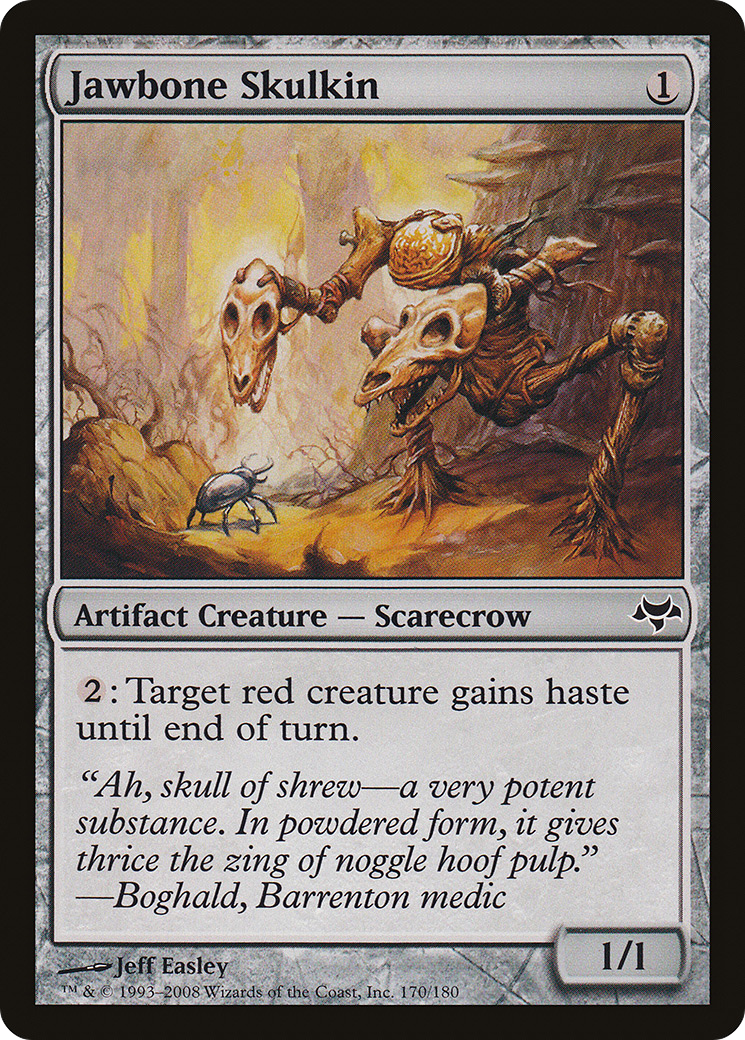 Jawbone Skulkin (EVE-170) - Eventide Foil - Premium MTG Single from Wizards of the Coast - Just $0.40! Shop now at Game Crave Tournament Store
