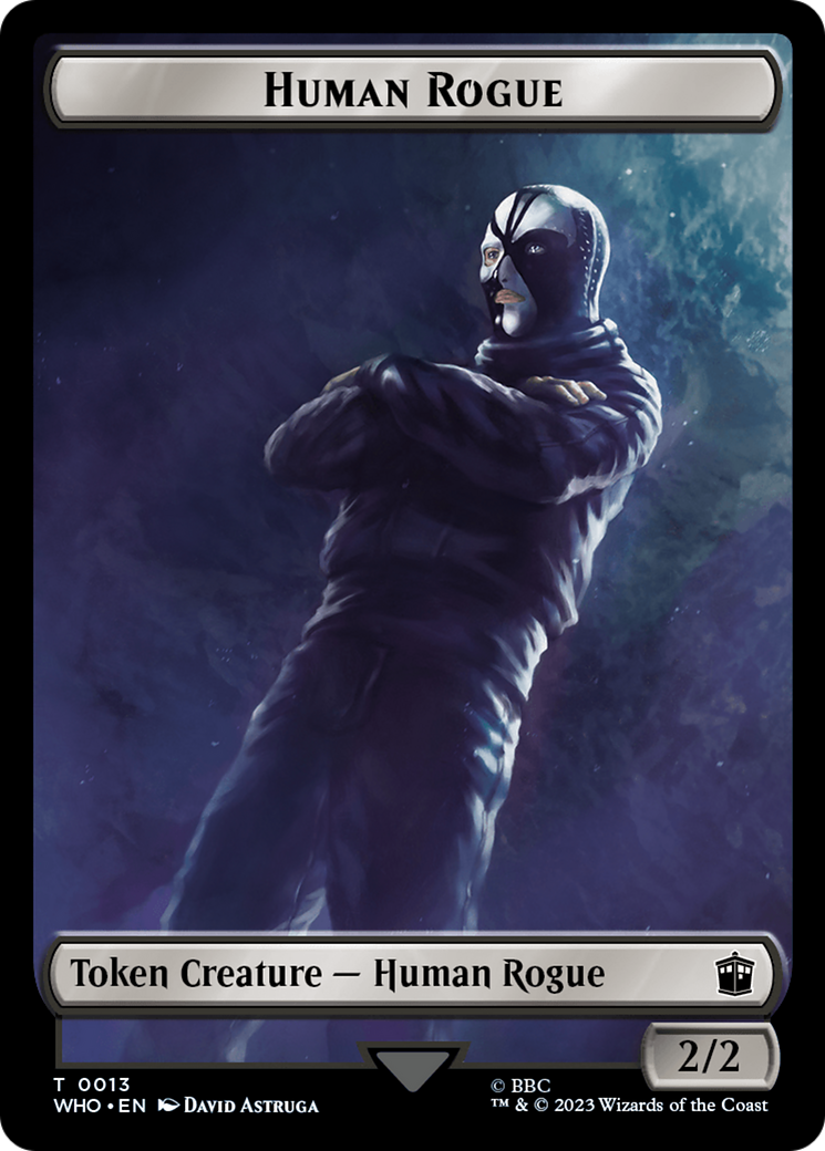 Human Rogue (TWHO-013) - Doctor Who Tokens - Premium MTG Single from Wizards of the Coast - Just $0! Shop now at Game Crave Tournament Store