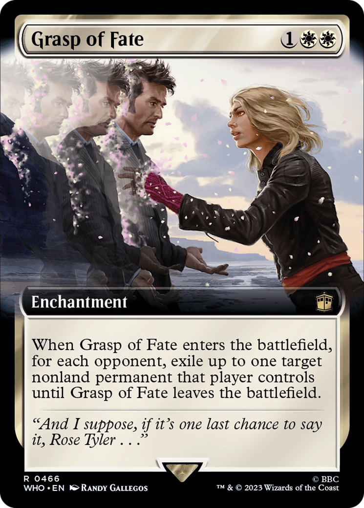 Grasp of Fate (WHO-466) - Doctor Who: (Extended Art) Foil - Premium MTG Single from Wizards of the Coast - Just $0.08! Shop now at Game Crave Tournament Store