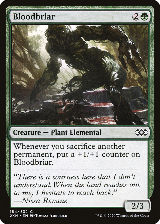 Bloodbriar (2XM-154) - Double Masters - Premium MTG Single from Wizards of the Coast - Just $0.08! Shop now at Game Crave Tournament Store