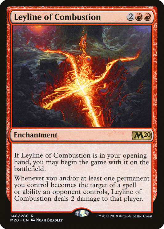 Leyline of Combustion (M20-148) - Core Set 2020 - Premium MTG Single from Wizards of the Coast - Just $0.55! Shop now at Game Crave Tournament Store