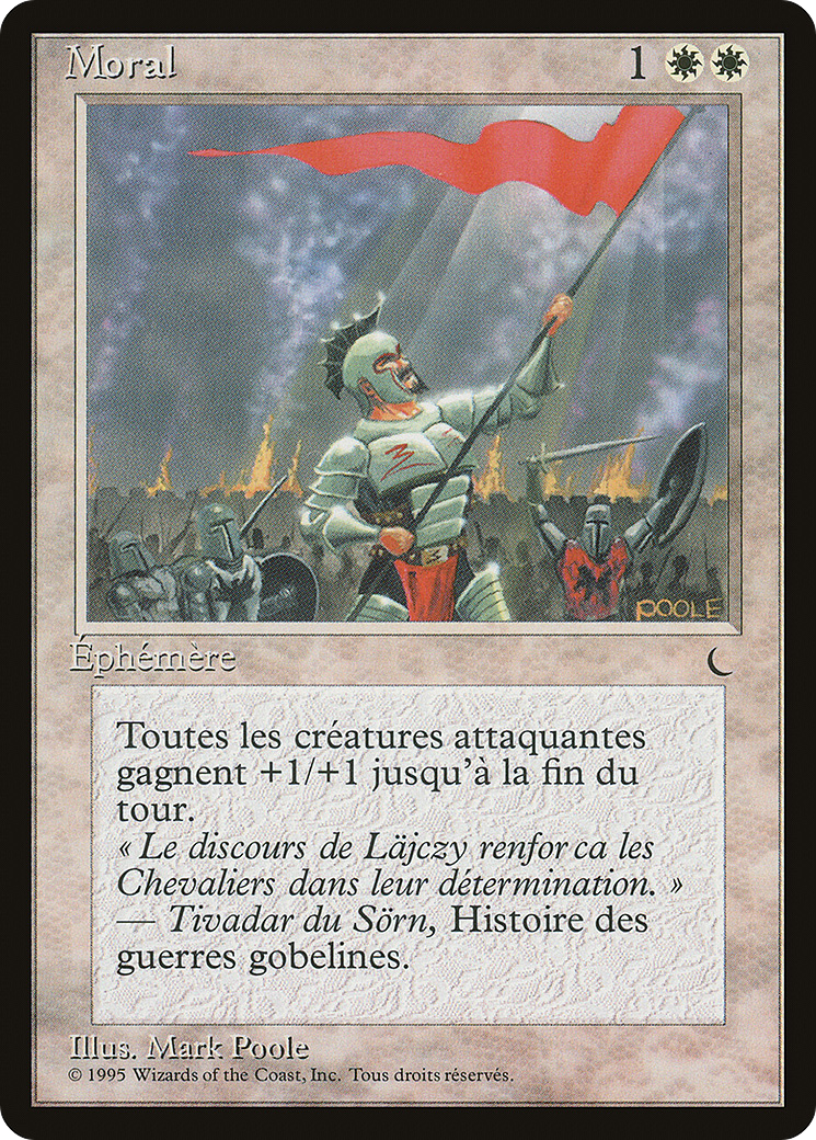 Morale (REN-015) - Renaissance - Premium MTG Single from Wizards of the Coast - Just $0! Shop now at Game Crave Tournament Store