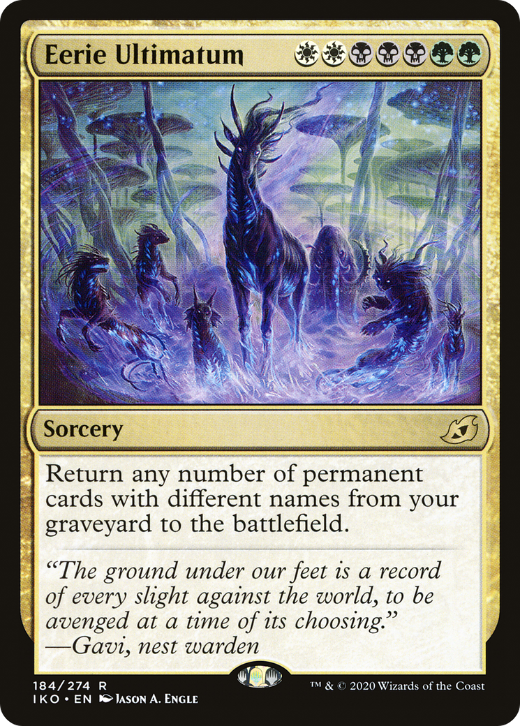 Eerie Ultimatum (IKO-184) - Ikoria: Lair of Behemoths - Premium MTG Single from Wizards of the Coast - Just $4.09! Shop now at Game Crave Tournament Store