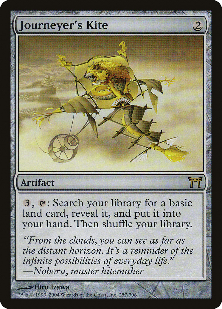 Journeyer's Kite (CHK-257) - Champions of Kamigawa Foil - Premium MTG Single from Wizards of the Coast - Just $0.47! Shop now at Game Crave Tournament Store