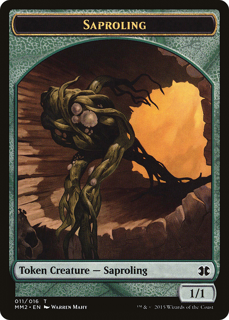 Saproling (TMM2-011) - Modern Masters 2015 Tokens - Premium MTG Single from Wizards of the Coast - Just $0.08! Shop now at Game Crave Tournament Store