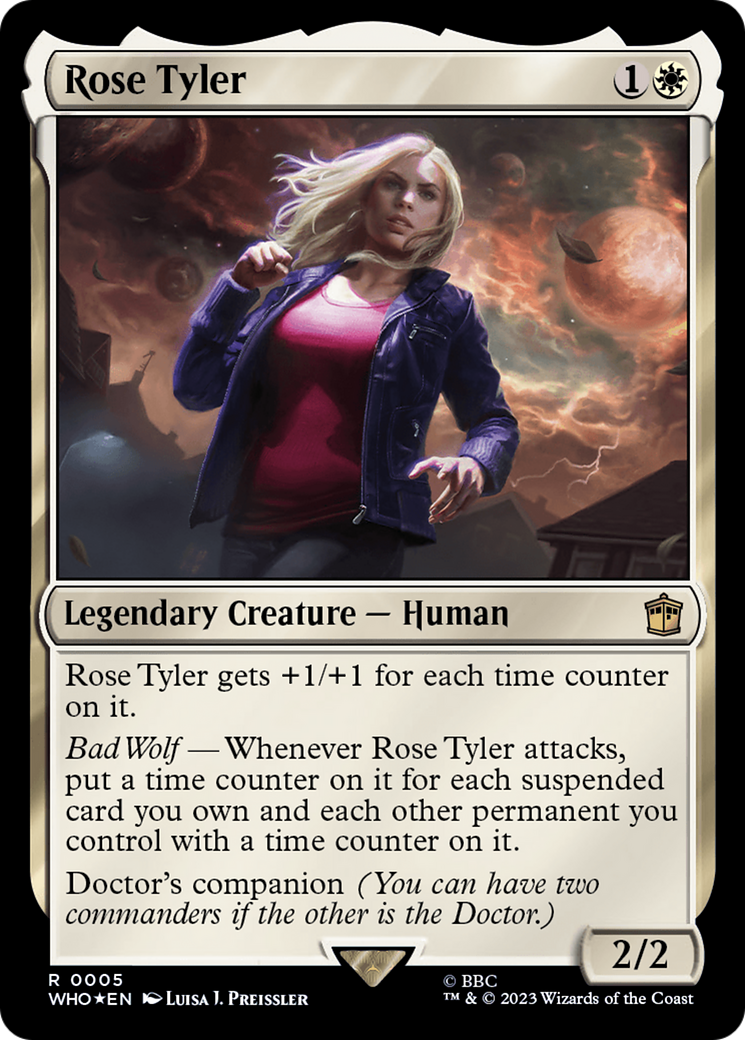 Rose Tyler (WHO-005) - Doctor Who Foil - Premium MTG Single from Wizards of the Coast - Just $0.08! Shop now at Game Crave Tournament Store